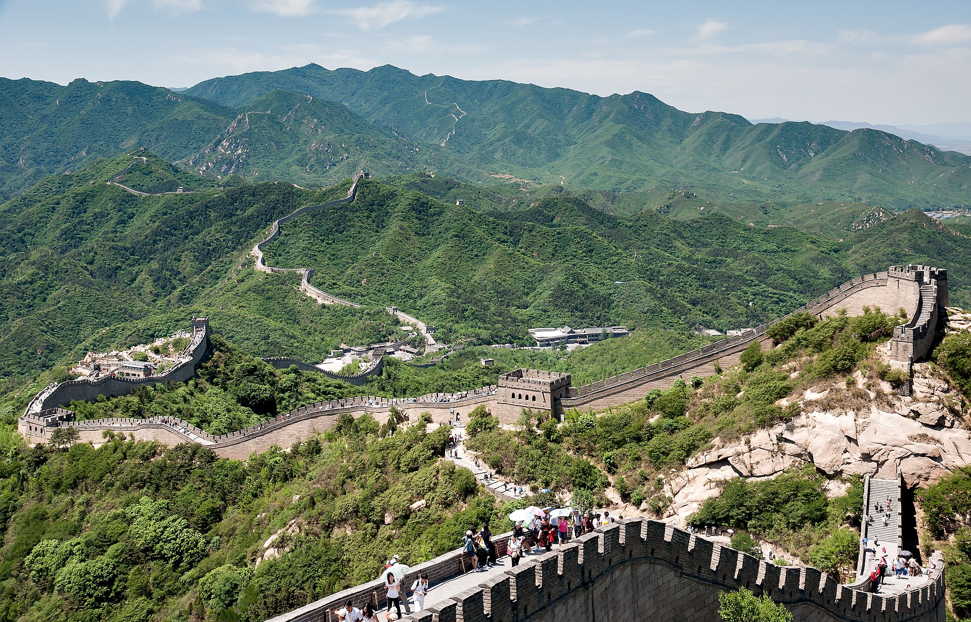 The Great Wall of China at Badaling near Beijing