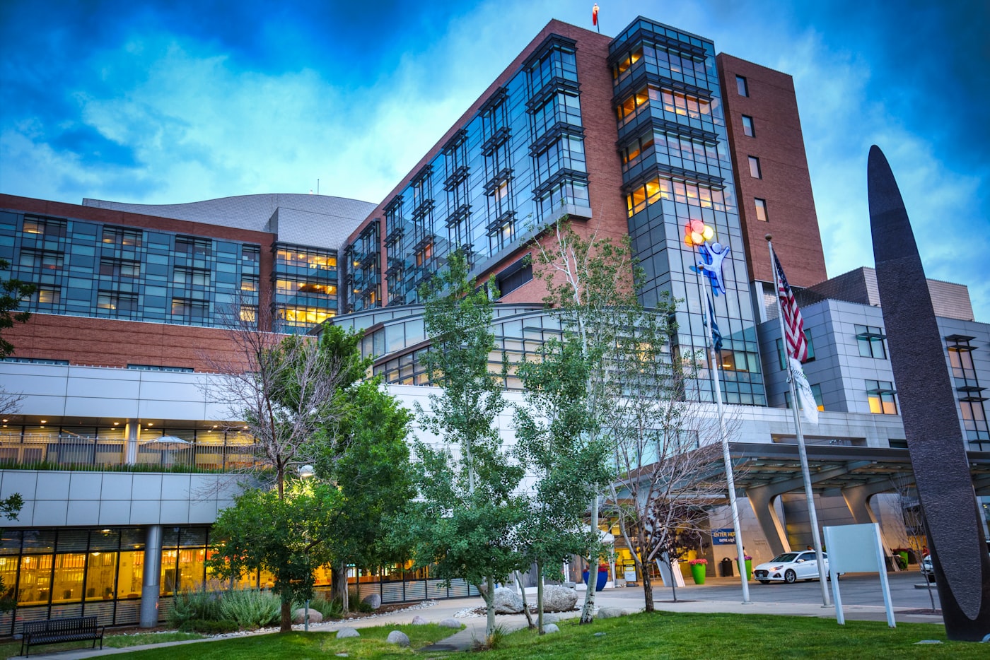 Large teaching hospital complex